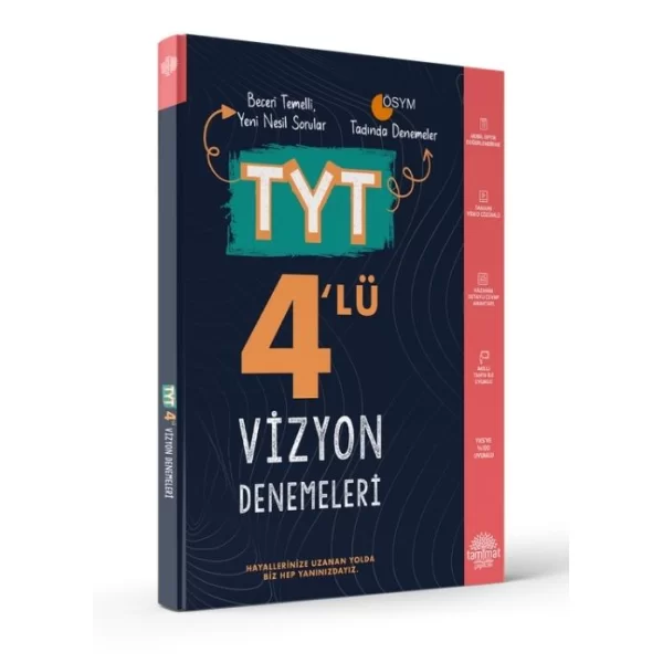 TYT 4 Vizyon Deneme Sınavı Tammat Yayınları