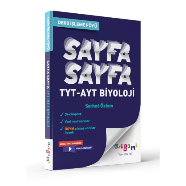 TYT-AYT Biyoloji Sayfa Sayfa Ders İşleme Föyü Tammat Yayıncılık