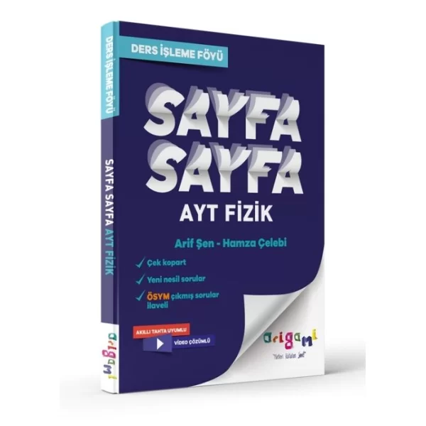 AYT Fizik Sayfa Sayfa Ders İşleme Föyü Tammat Yayıncılık