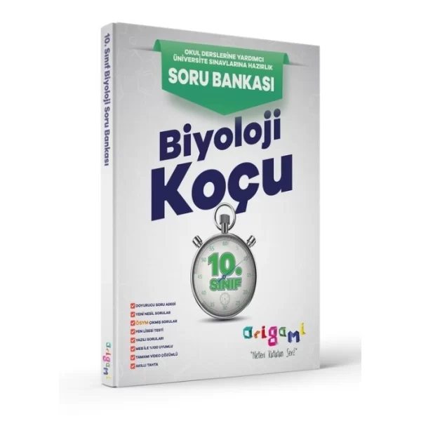 10.Sınıf Origami Biyoloji Koçu Soru Bankası Tammat Yayıncılık