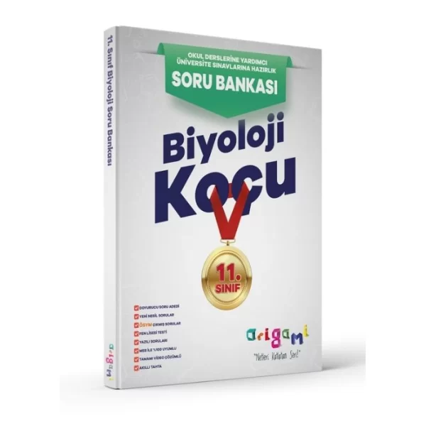 11.Sınıf Origami Biyoloji Koçu Soru Bankası Tammat Yayıncılık