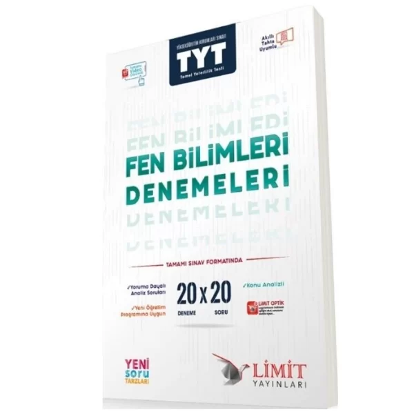 TYT Fen Bilimleri 20x20 Denemeleri Limit Yayınları