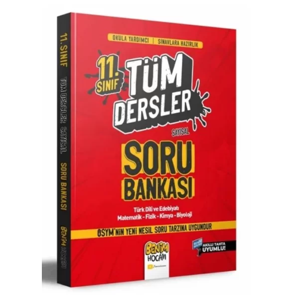 11. Sınıf Sayısal Tüm Dersler Soru Bankası Benim Hocam Yayınları