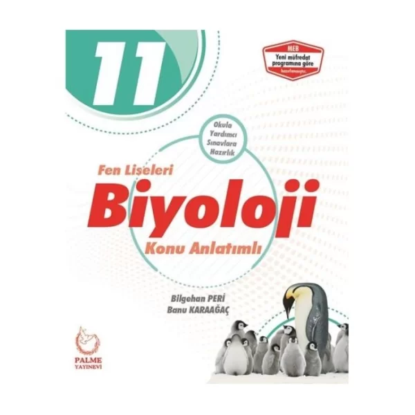 11. Sınıf Fen Liseleri Biyoloji Konu Anlatımlı Palme Yayıncılık