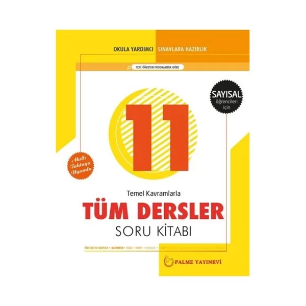 11. Sınıf Sayısal Tüm Dersler Soru Bankası Palme Yayınevi