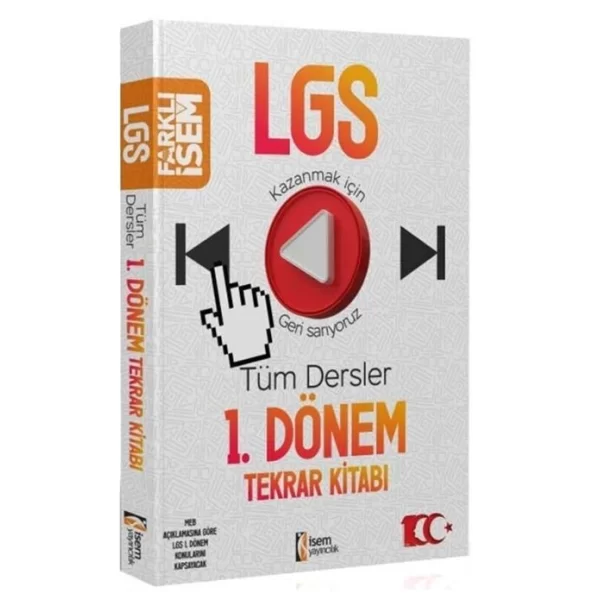 İsem Yayınları 8. Sınıf LGS Tüm Dersler 1.Dönem Tekrar Kitabı