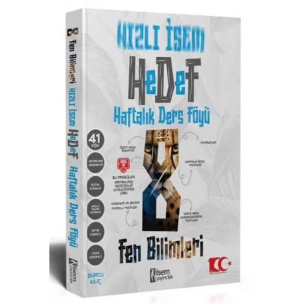 8. Sınıf Hızlı İsem Fen Bilimleri Hedef Haftalık Ders Föyü İsem Yayınları