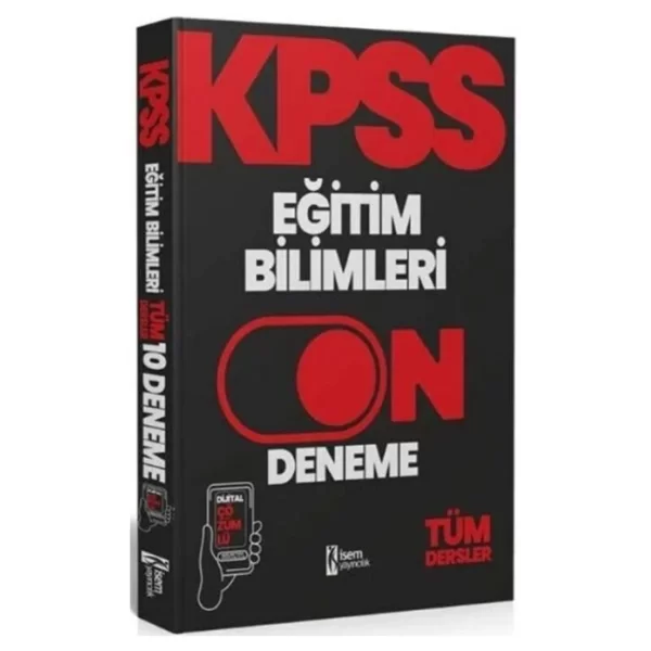 KPSS Eğitim Bilimleri 10 Deneme İSEM Yayıncılık