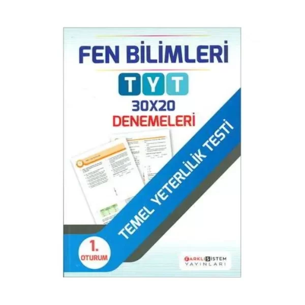 TYT 1. Oturum Fen Bilimleri 30x20 Denemeleri Farklı Sistem Yayınları