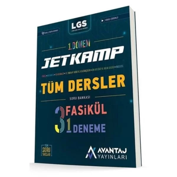 Avantaj Yayınları Avantaj 8. Sınıf LGS Tüm Dersler 1. Dönem Jet Kamp Soru Bankası