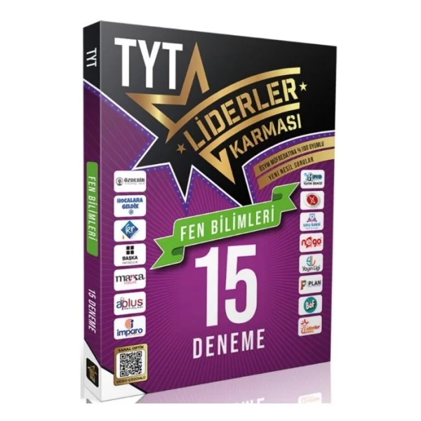 YKS TYT Fen Bilimleri 15 Deneme Video Çözümlü Liderler Karması