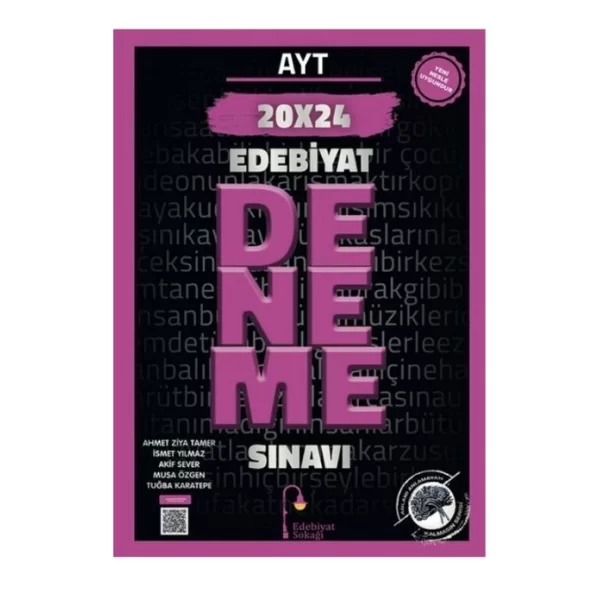 Edebiyat Sokağı Yayınları AYT Edebiyat 20 x 24 Deneme Sınavı