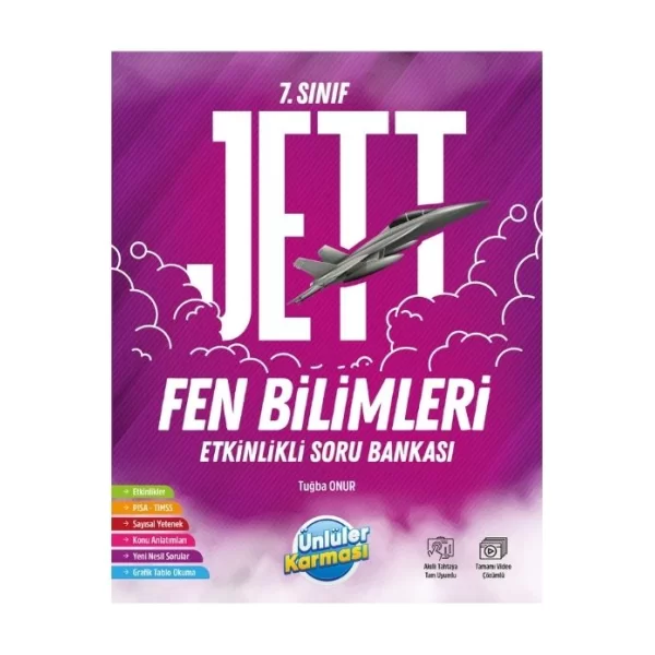 7.Sınıf JETT Fen Bilimleri Etkinlikli Soru Bankası Ünlüler Karması