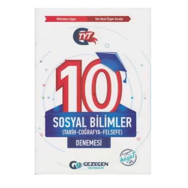 TYT Sosyal Bilimler 10 Denemesi Gezegen Yayıncılık