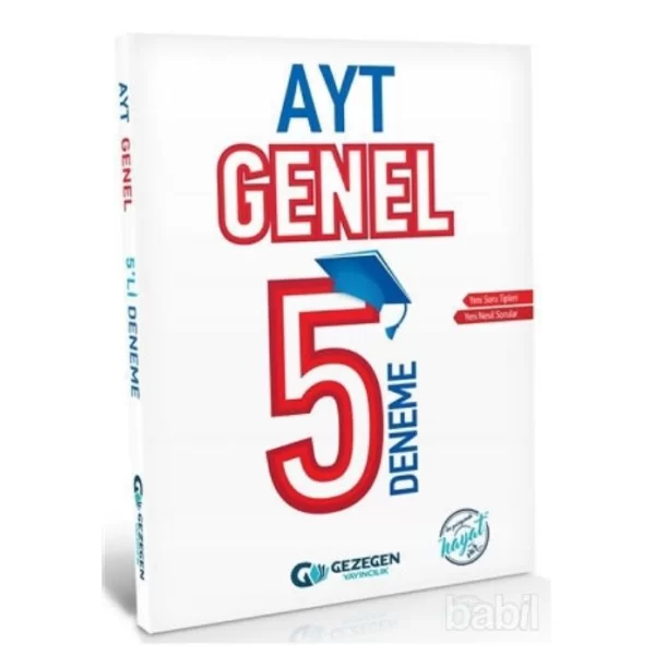 AYT Genel 5 li Deneme Gezegen Yayıncılık