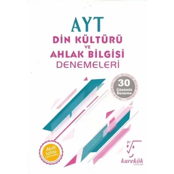 AYT Din Kültürü ve Ahlak Bilgisi Denemeleri Karekök Yayınları