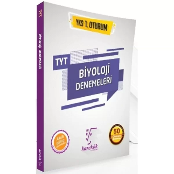 TYT Biyoloji 50 Çözümlü Deneme Karekök Yayınları