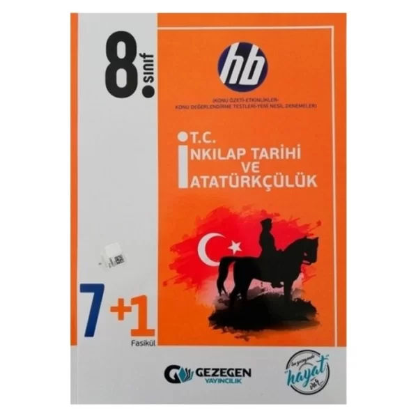 8. Sınıf T.C. İnkılap Tarihi ve Atatürkçülük 7 + 1 Fasikül Gezegen Yayınları