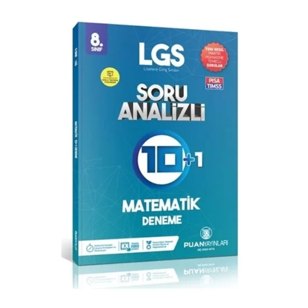 Puan 8.Sınıf LGS Matematik Soru Analizli 10 Artı 1 Deneme