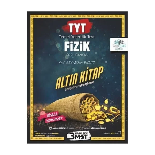 TYT Fizik Altın Kitap Tamamı Video Çözümlü Soru Bankası Tammat Yayıncılık