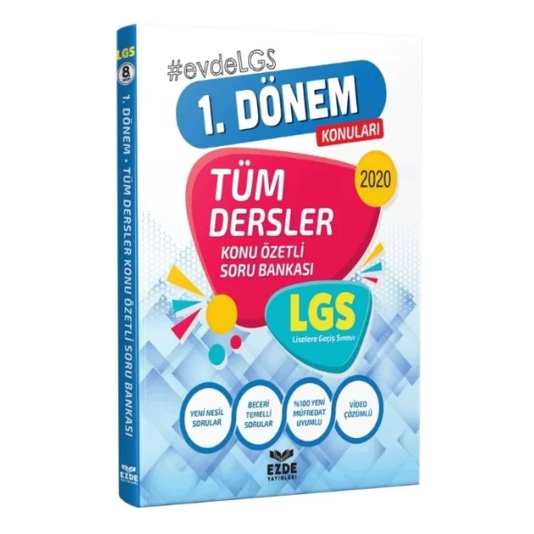 LGS 1. Dönem Video Çözümlü Tüm Dersler Soru Bankası Evrensel İletişim Yayınları