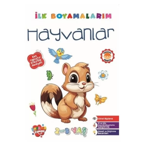 BOYAMA ZAMANI İLK BOYAMALARIM HAYVANLAR