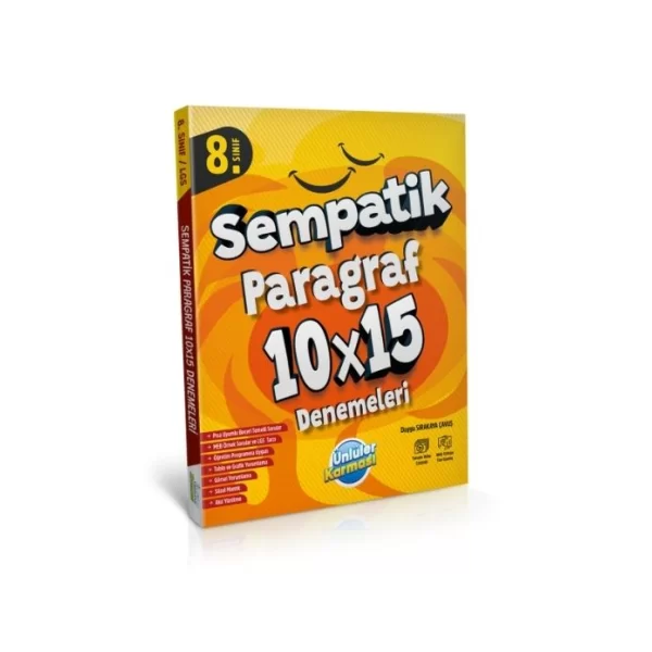 Ünlüler Karması 8. Sınıf Paragraf Sempatik 10 x 15 Deneme