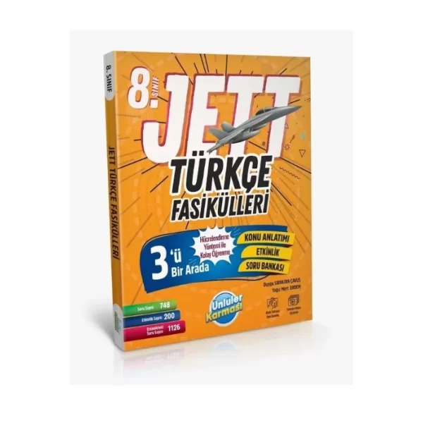 Ünlüler Karması 8. Sınıf Türkçe JETT Soru Fasikülleri