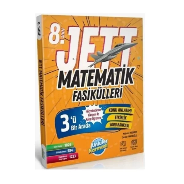 8. Sınıf Matematik JETT Soru Fasikülleri Ünlüler Karması