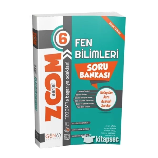 Günay Yayınları 6. Sınıf Zoom Serisi Fen Bilimleri Soru Bankası