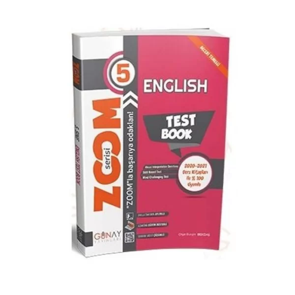 Günay Yayınları 5. Sınıf İngilizce English Test Book Zoom Serisi Soru Bankası