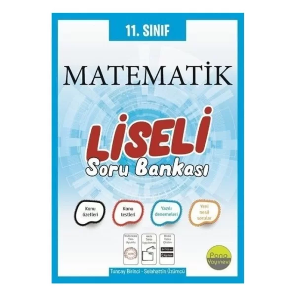 11. Sınıf Matematik Liseli Soru Bankası Pano Yayınları