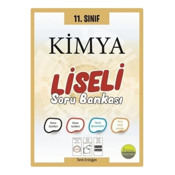 11. Sınıf Kimya Liseli Soru Bankası Pano Yayınları