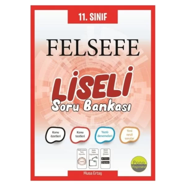 11. Sınıf Felsefe Liseli Soru Bankası Pano Yayınları