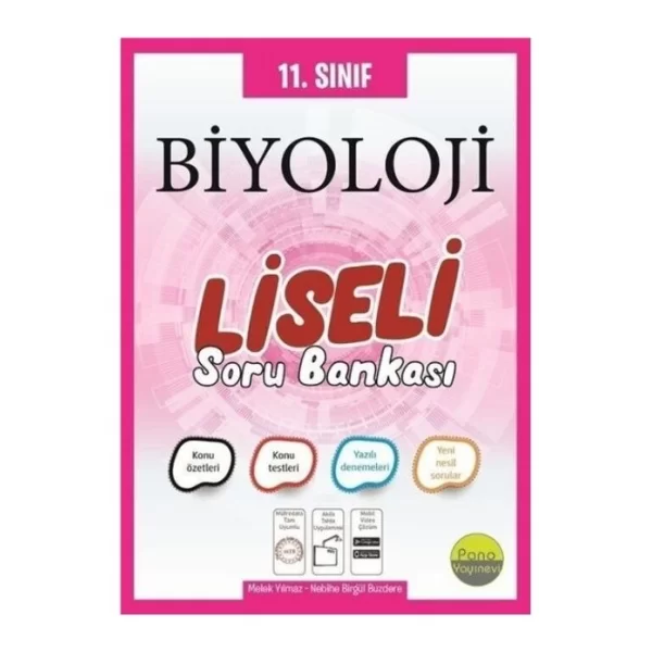 11. Sınıf Biyoloji Liseli Soru Bankası Pano Yayınları