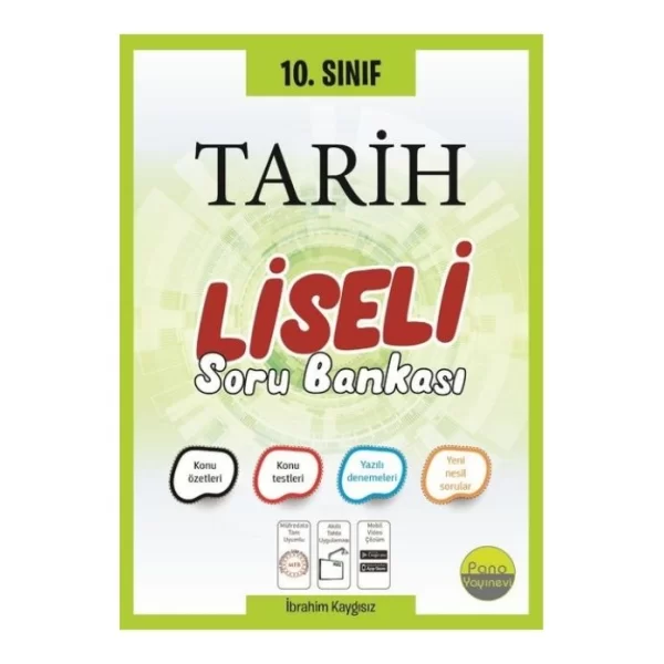 10. Sınıf Tarih Liseli Soru Bankası Pano Yayınları