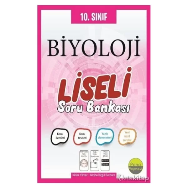 10. Sınıf Biyoloji Liseli Soru Bankası Pano Yayınları