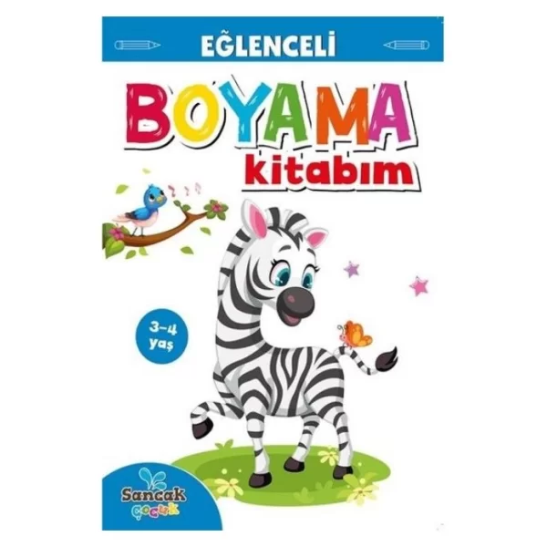 BOYAMA ZAMANI EĞLENCELİ BOYAMA KİTABIM SEVİYE 1+2+3 YAŞ