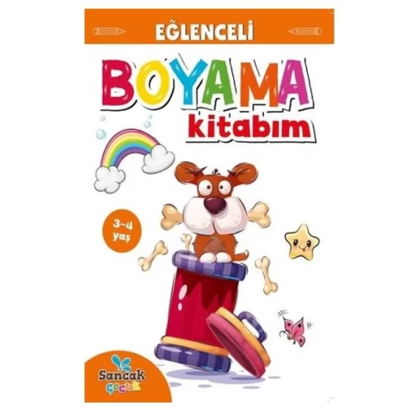 BOYAMA ZAMANI EĞLENCELİ BOYAMA KİTABIM SEVİYE 4 5 6 YAŞ