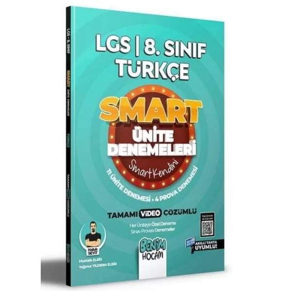 2022 LGS 8. Sınıf Smart Türkçe Deneme Sınavları Benim Hocam Yayınları