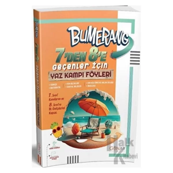 Günay Yayınları 7`den 8`e Bumerang Yaz Kampı Föyleri