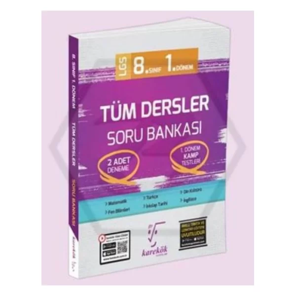 8. Sınıf LGS Tüm Dersler 1. Dönem Soru Bankası Karekök Yayınları