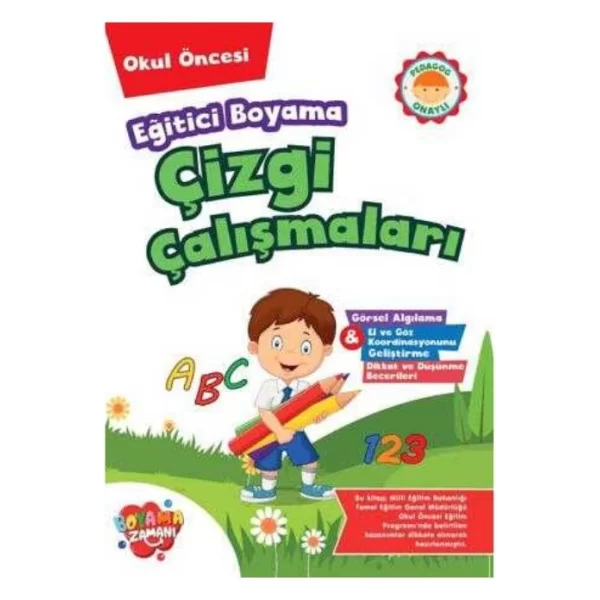 BOYAMA ZAMANI EĞİTİCİ BOYAMA ÇİZGİ ÇALIŞMALARI