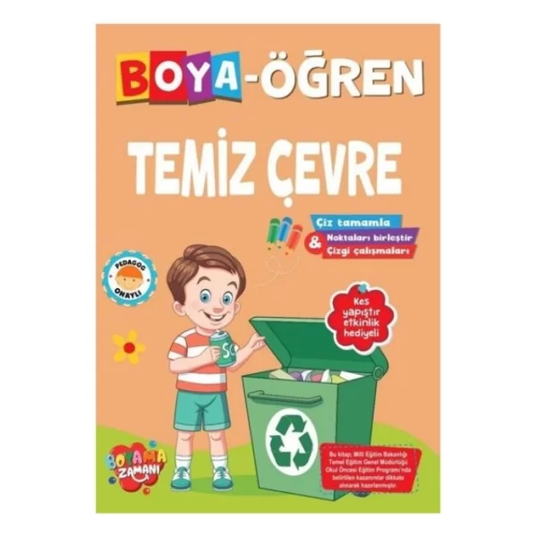 BOYAMA ZAMANI BOYA ÖĞREN TEMŞZ ÇEVRE