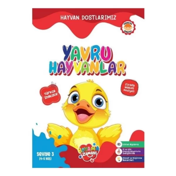 BOYAMA ZAMANI HAYVAN DOSTLARIMIZ İLGİNÇ HAYVANLAR SEVİYE 6