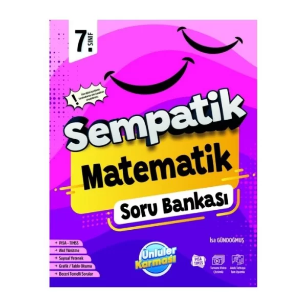 Ünlüler Karması Sempatik 7. Sınıf Matematik Soru Bankası