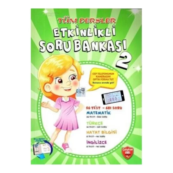 2.Sınıf Tüm Dersler Etkinlikli Soru Bankası Çalışkan Arı Yayınları