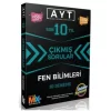 AYT Fen Bilimleri Çıkmış Sorular Tıpkı Basım 10 Deneme Ünlüler Yayınları