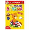 BOYAMA ZAMANI RENKLİ BOYAMA KİTABI SEVİMLİ HAYVANLAR