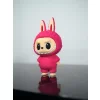 Labubu 2 Adet Figür Sevimli Canavar Pembe Oyuncak  Anahtarlık 13cm -